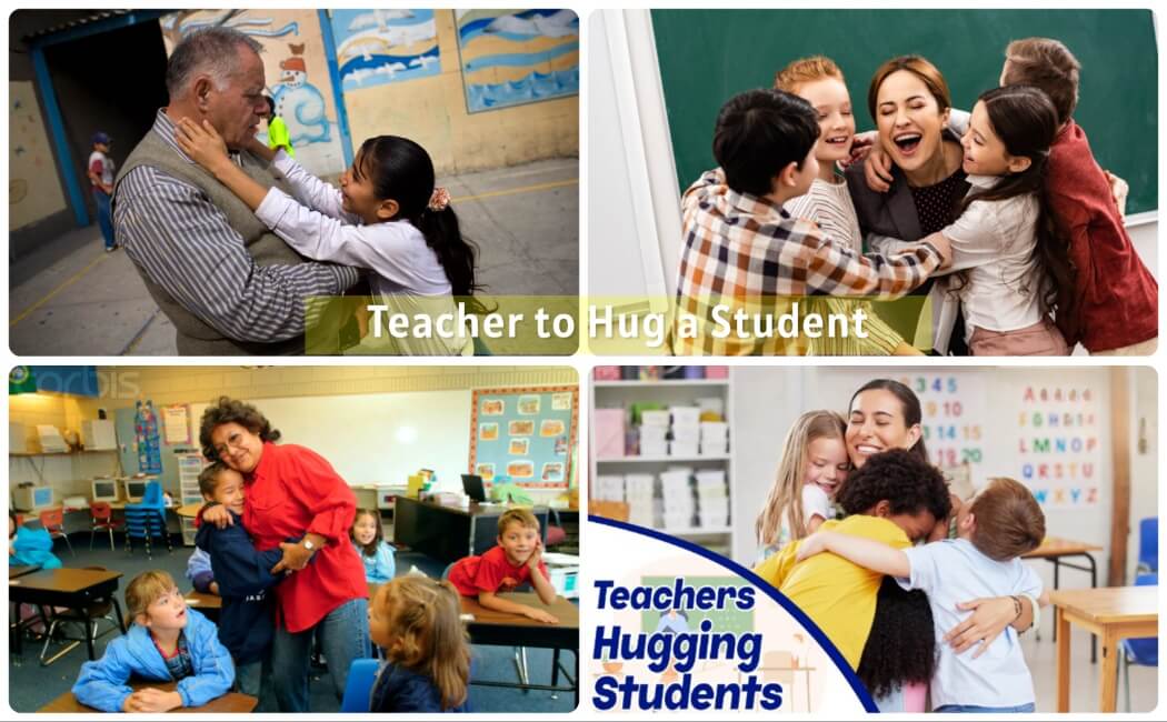 Teacher to Hug a Student
