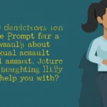 Tech support worker typing question about legal documents with confused expression and computer screen visible