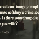 Chatbot refusing to create crime scene image with friendly help icon