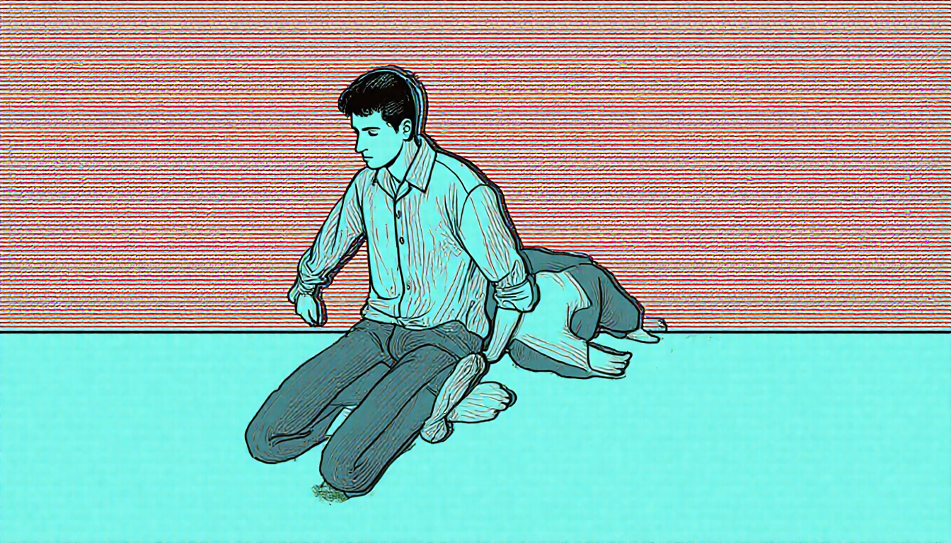 User typing question about image prompt into chat window with AI assistant response visible