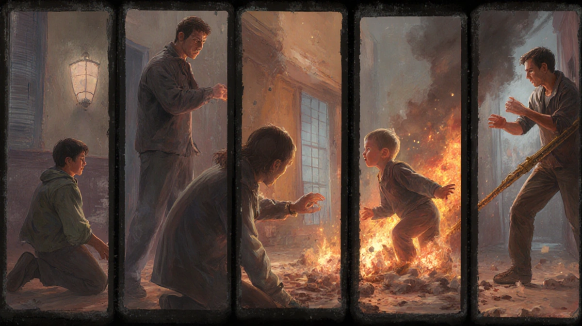 Gentle hands cradling newborn baby with soft blanket and peaceful expression