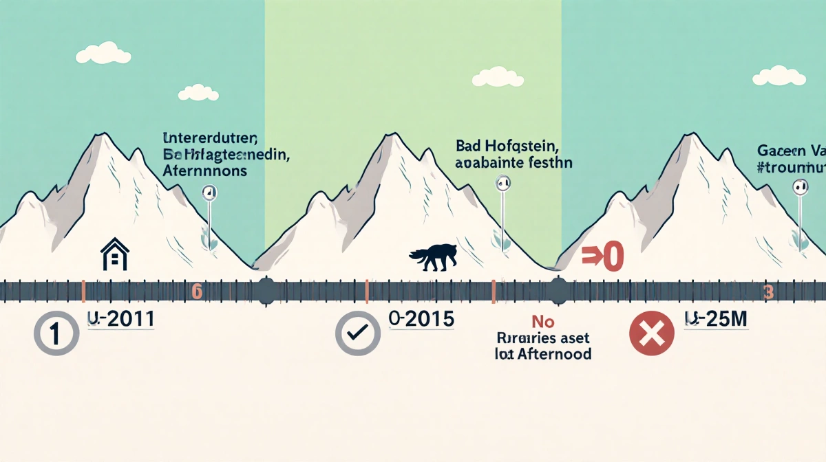 Avalanche timeline shows morning to afternoon progression with death and injury icons marking the Gastein Valley disaster loc