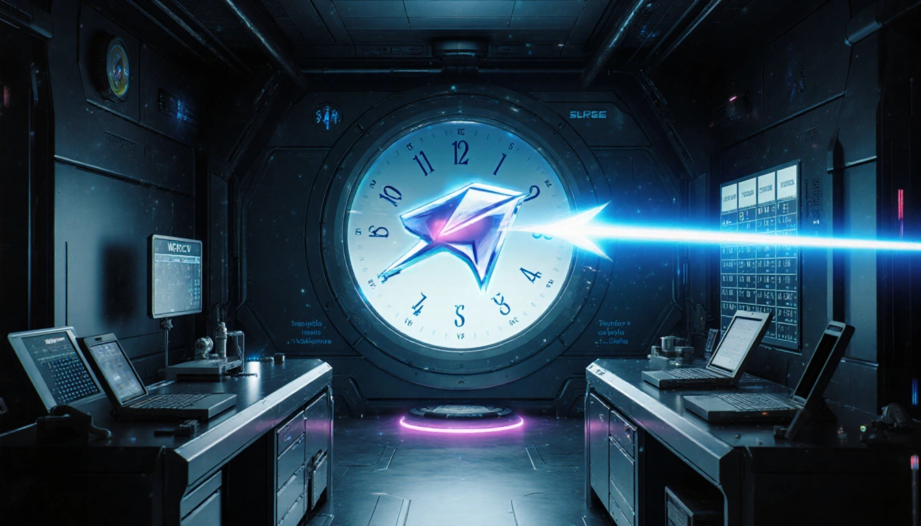 College student studying at desk with laptop surrounded by scattered notes.