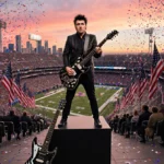 Billie Joe Armstrong stands at Levi