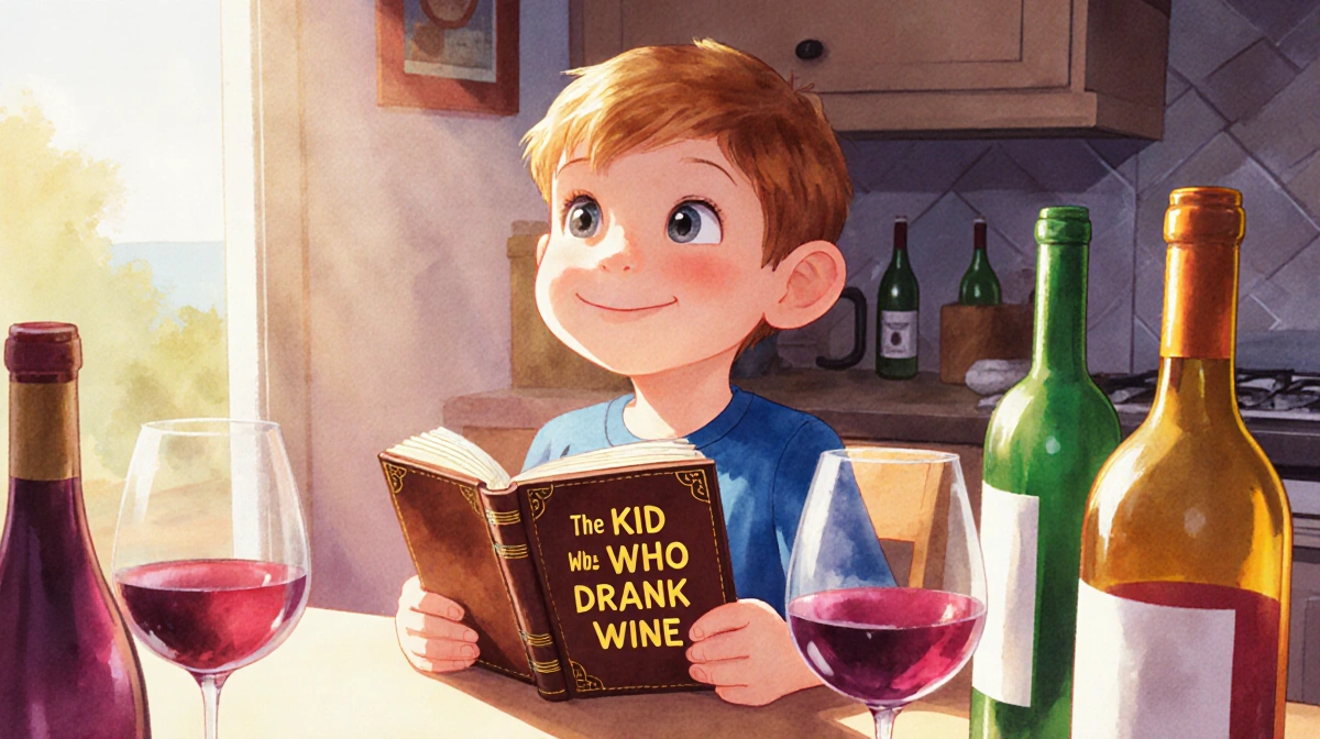 6-Year-Old Writes Illustrated Book About Drinking