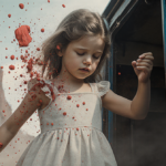 Prompt stating inability to depict child violence and offering help with other requests