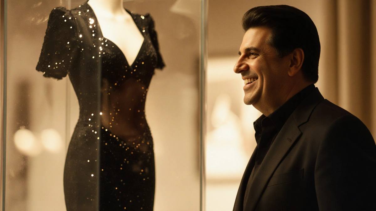 Chris Pérez smiling at Selena