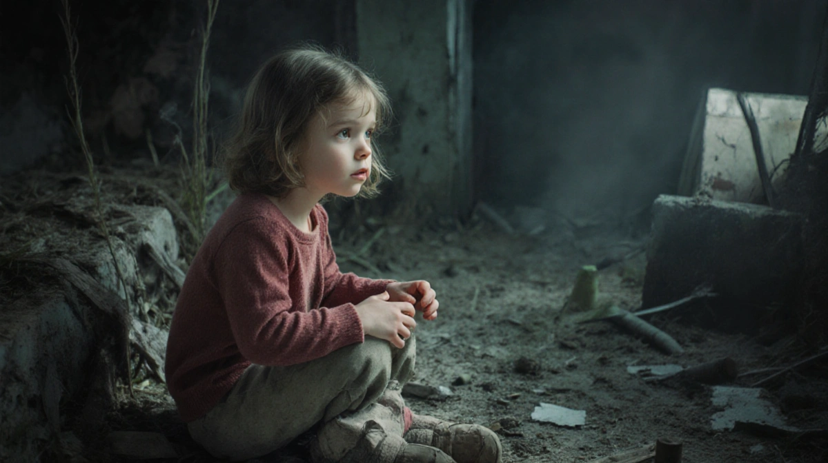 Text on screen reading