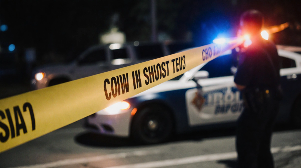 Person reading helpful message on screen with supportive text and calming background