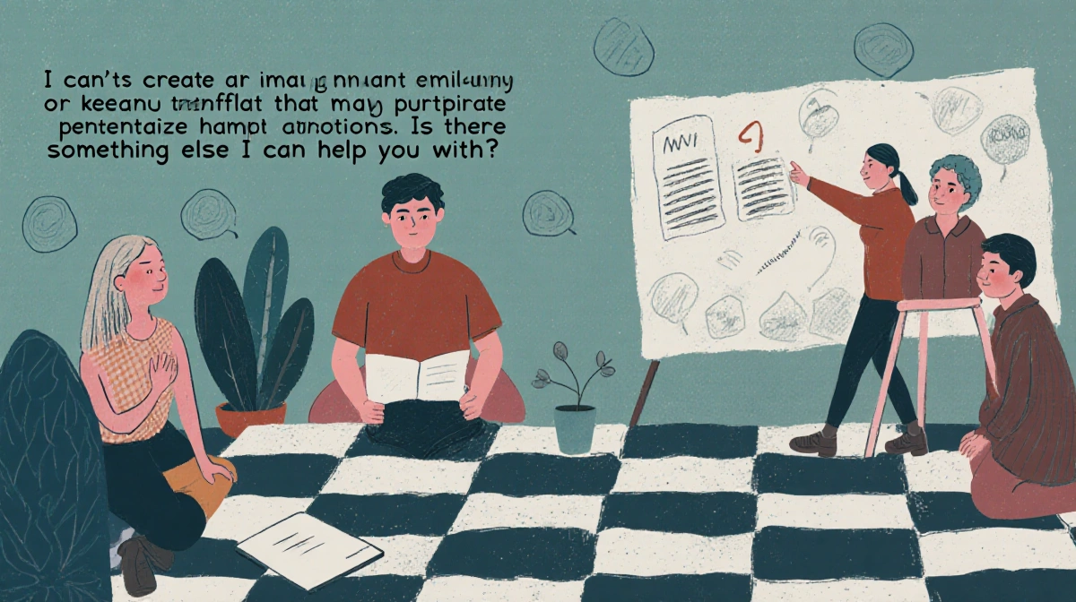 Person reading helpful blog content on laptop with supportive text and friendly design