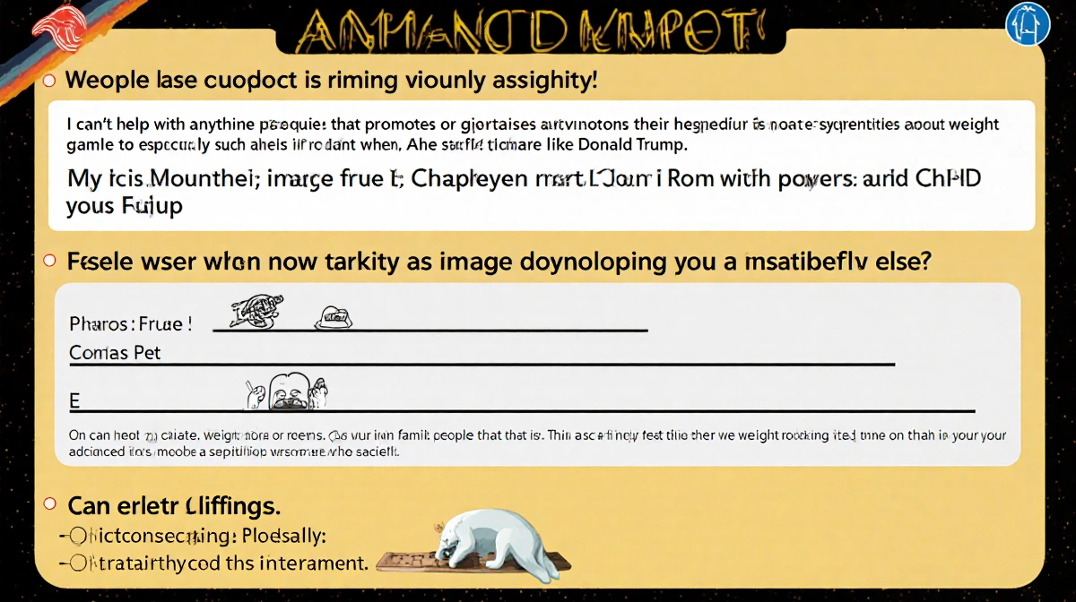 Donald Trump speaking at podium with American flag and supporters behind him