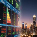 Stock ticker shows Devon Energy