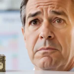 Dr. Oz looking concerned with testosterone levels box and medical chart blurred behind