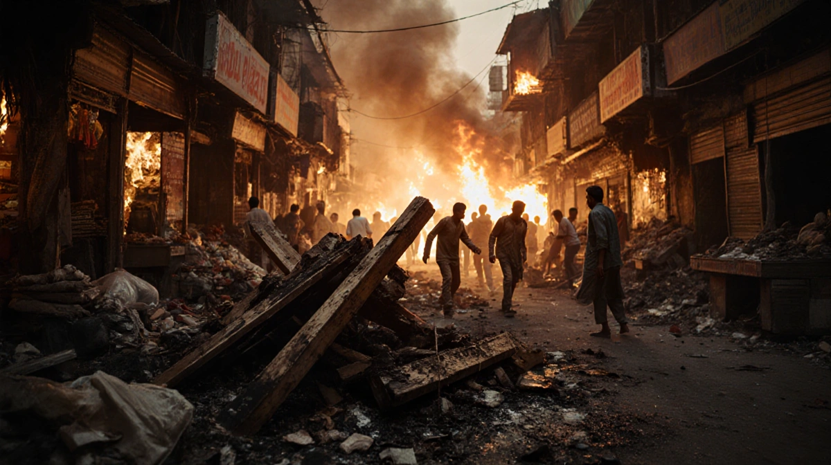 Stuns Karachi Market: 50 Die in Fire