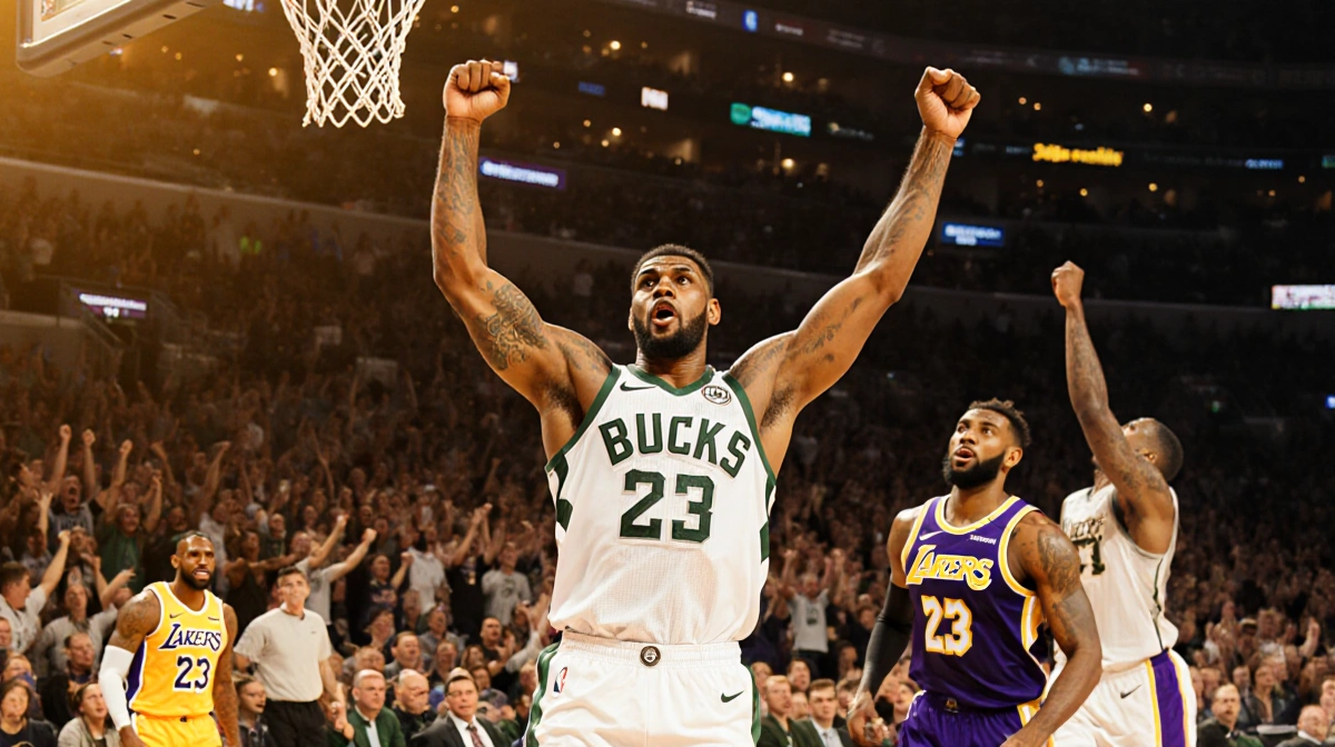 Giannis’ Clutch Defense Lifts Bucks Past Lakers 105-101