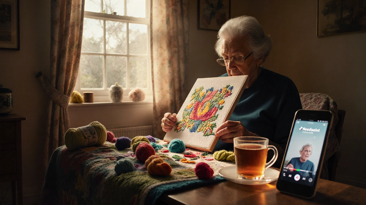 Gen Z Discovers Grandma’s Hobbies Are the Ultimate Doomscroll Detox