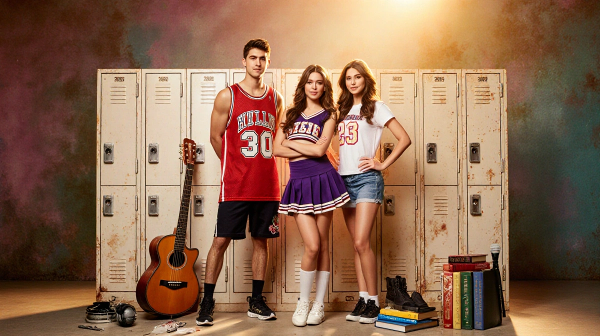 Zac Efron Vanessa Hudgens and Ashley Tisdale reunite in High School Musical outfits with basketball jersey and cheerleader un
