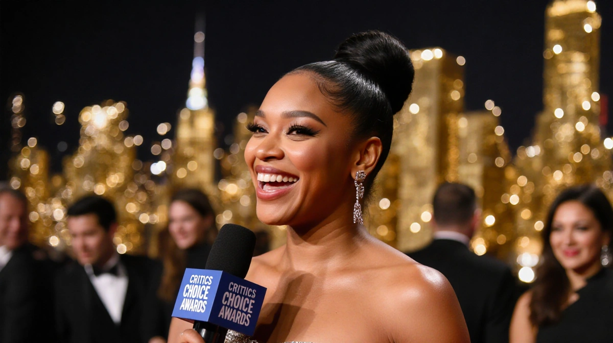 Odessa A’zion Shuts Down Wig Rumors at Critics Choice Awards