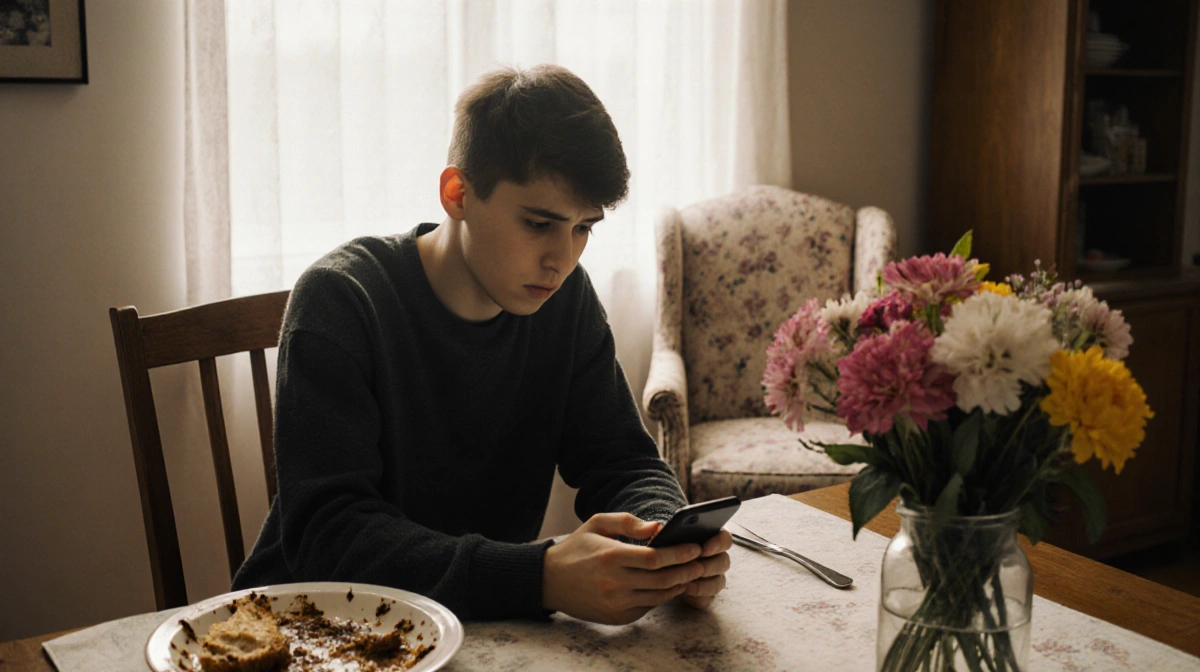 {“title”:”Teen Skips Mom’s Lunch, Sparks Crying Fit”,”body”:”> At a Glance
> – An 18-year-old stude