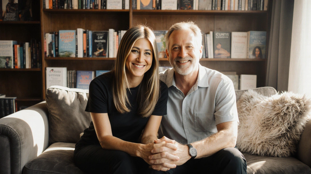 Jennifer Aniston Cheers Boyfriend Jim Curtis at Bookstore Event