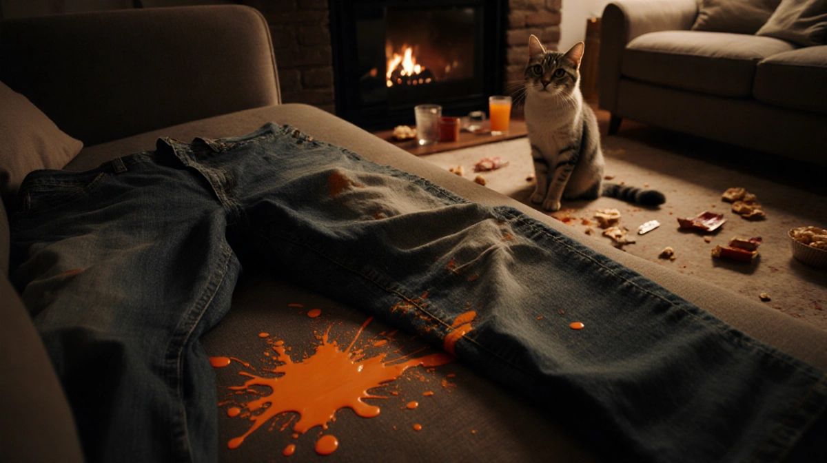 Sibling Demands $26 After Brother’s Cat Ruins Jeans-Reddit Says Wash Them