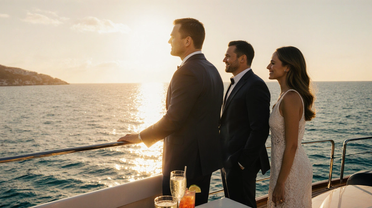 Tom Brady Parties with DiCaprio on St. Barths Yacht