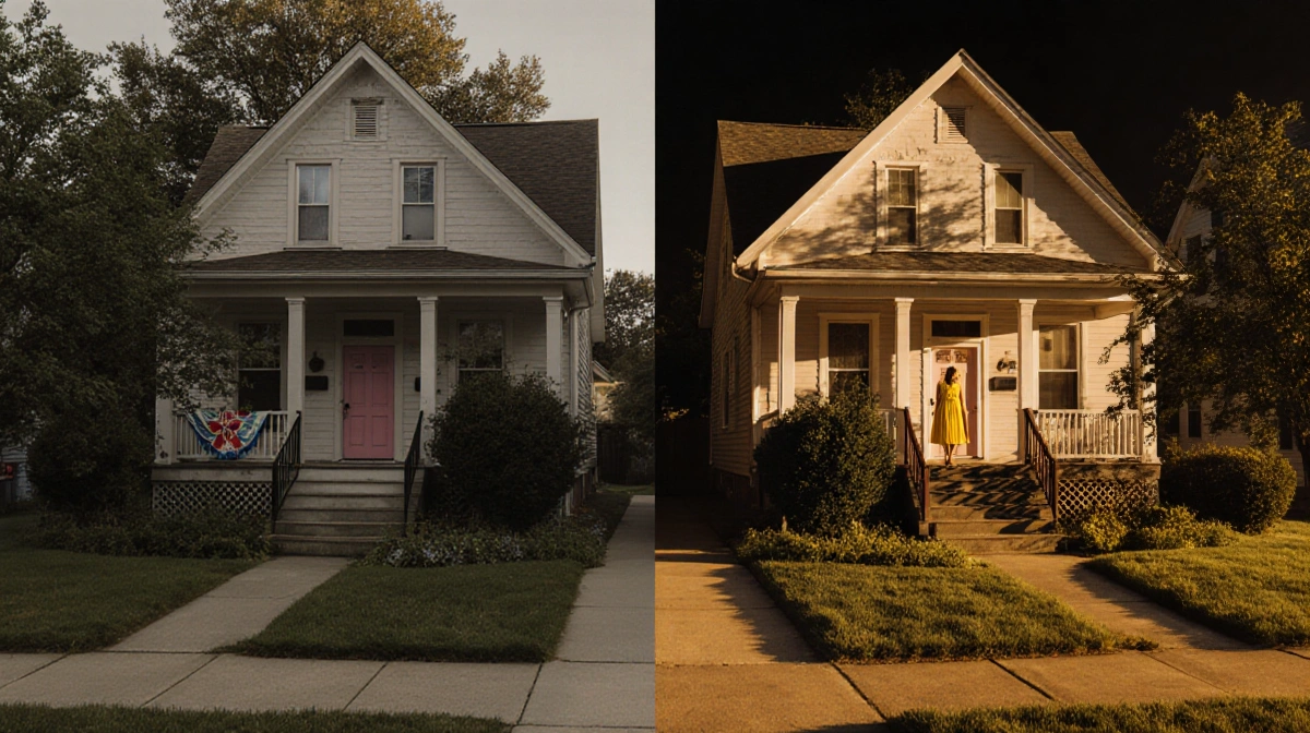 Neighbor Copies Every Decoration, Outfit-Even the Crabapple Tree