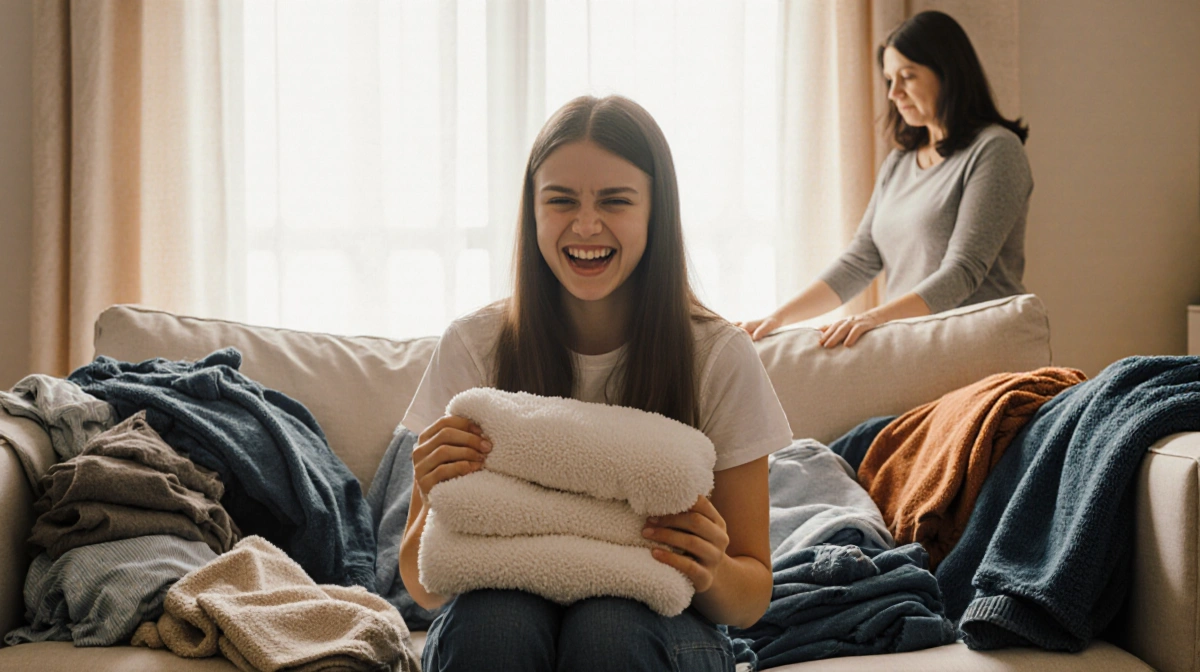 Woman, 25, Refuses to Fold 27-Year-Old Brother’s Laundry, Sparks Mom Showdown