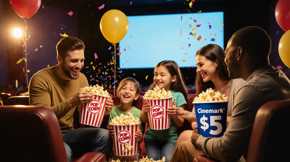 National Popcorn Day 2025: Theaters Roll Out $5 Buckets & Free Snacks