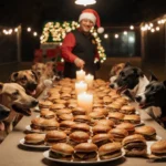 200 Hamburgers Delivered to Shelter Dogs on Christmas Eve