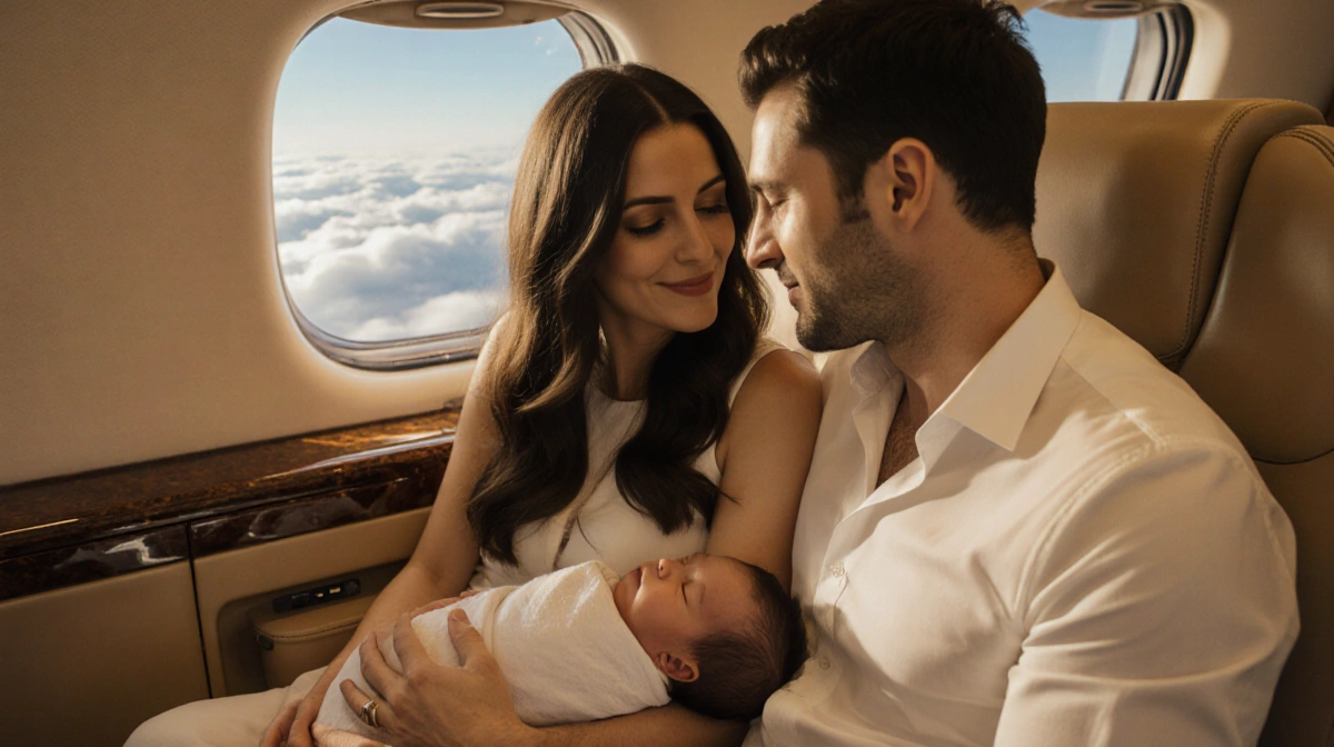 Amanda Cerny Engaged at 30,000 Feet with Twins Onboard