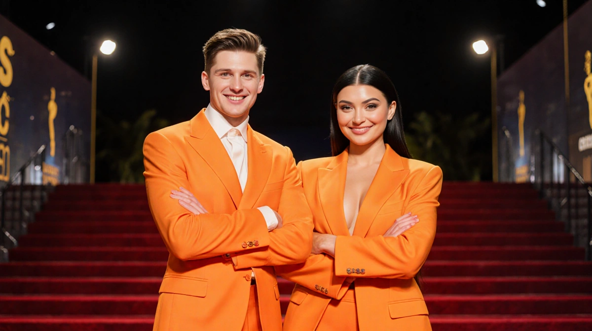 Orange Outfits Steal Spotlight at Critics’ Choice Awards