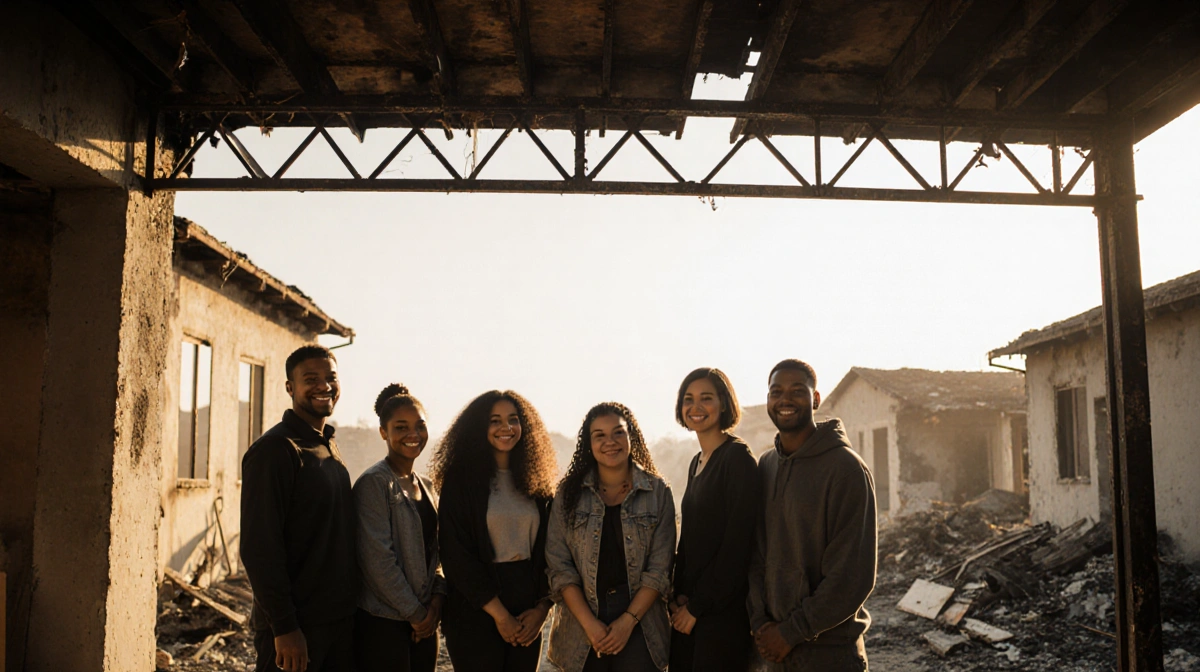 Wildfire-Ravaged Alpine Villa Rebuilds as Tight-Knit Family