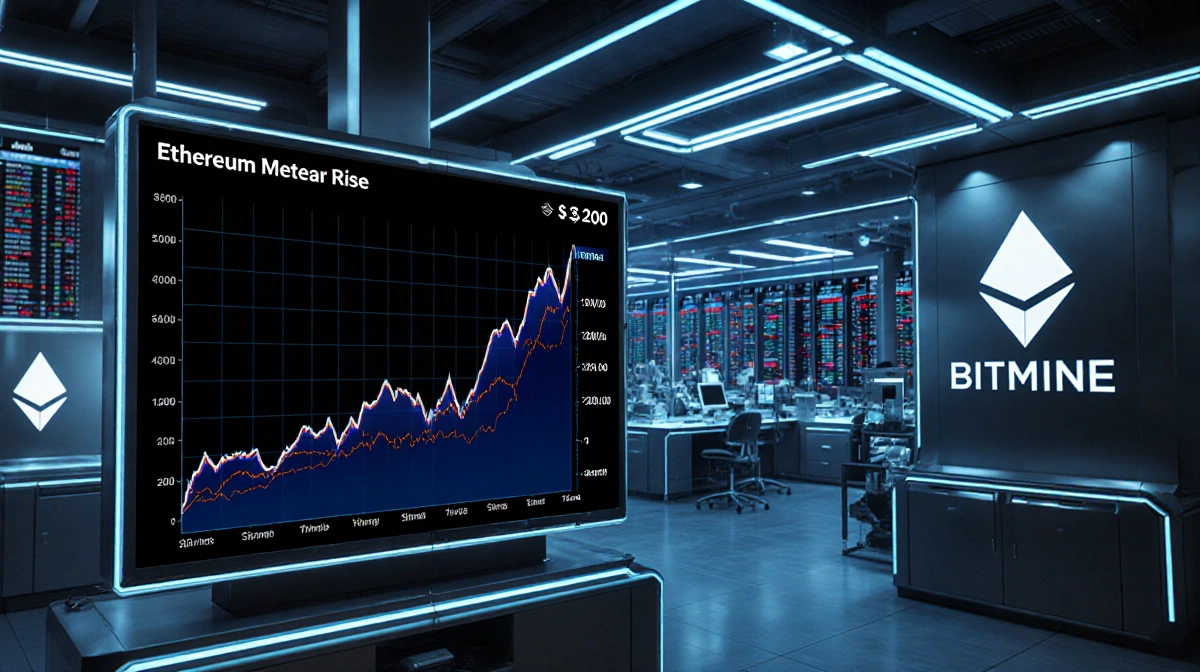 Ether Tops $3,250 as BitMine Stakes $2.1B in Two Weeks
