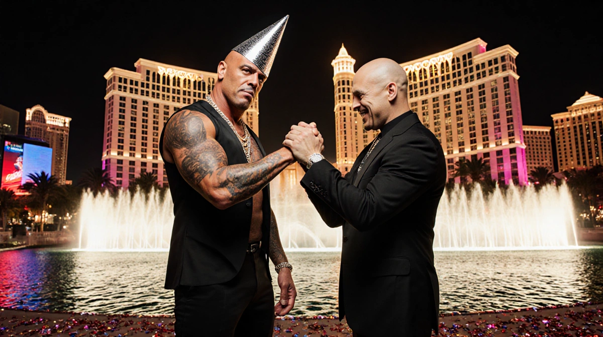 Fake Pitbull Meets Real Mr. 305 on NYE Stage