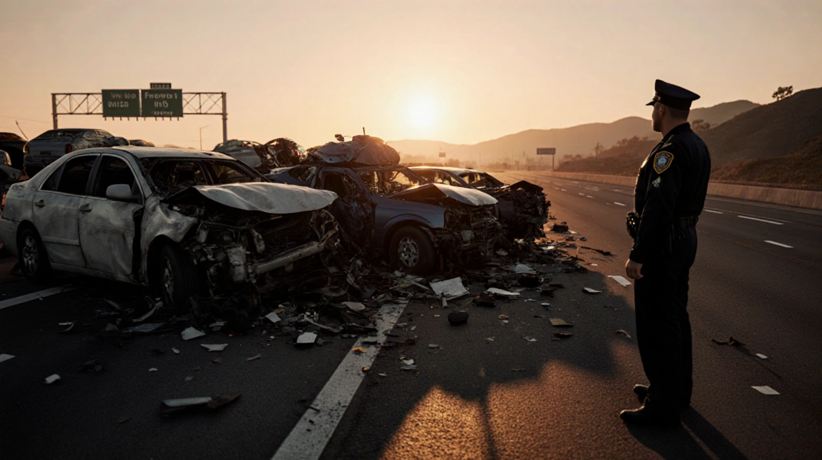 1 Dead, Major Backup After 5 Freeway Multi-Car Crash