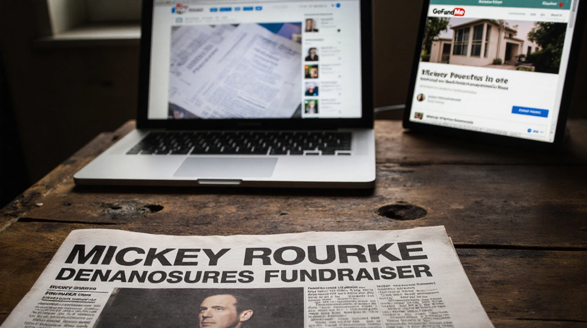 Mickey Rourke Disowns Viral $102K GoFundMe Meant to Save His Home