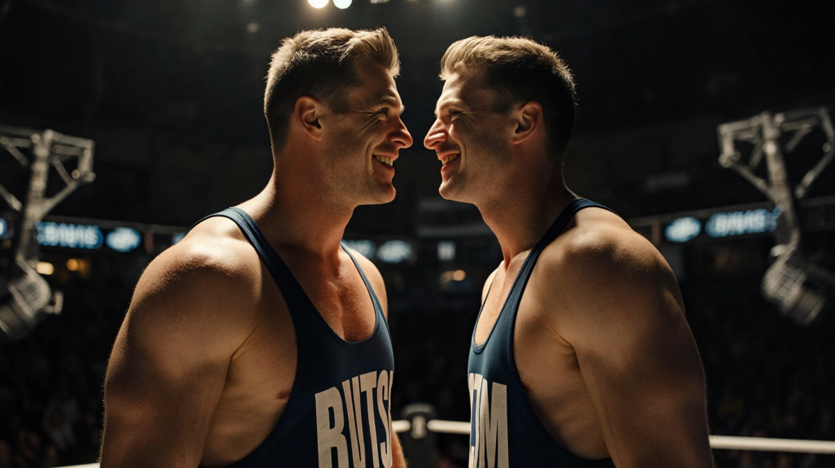 Skarsgård Met Pillion Co-Star in Buttless Singlets