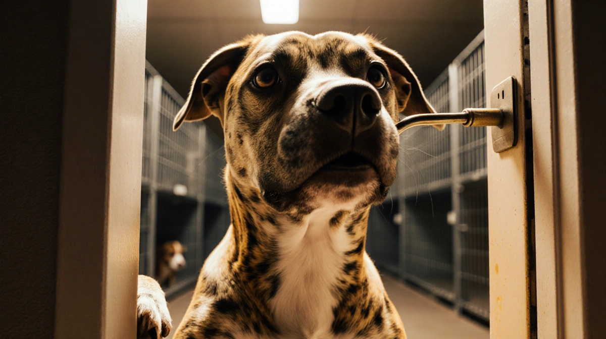 Escaped Shelter Dog Opens Two Locks, Vanishes Into West Virginia Night