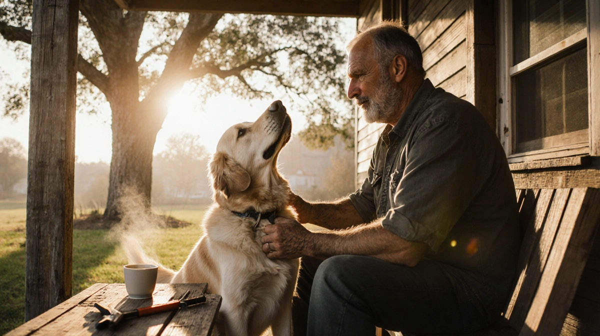 Man Rebuilds Home in 4 Months to Save Beloved Dog