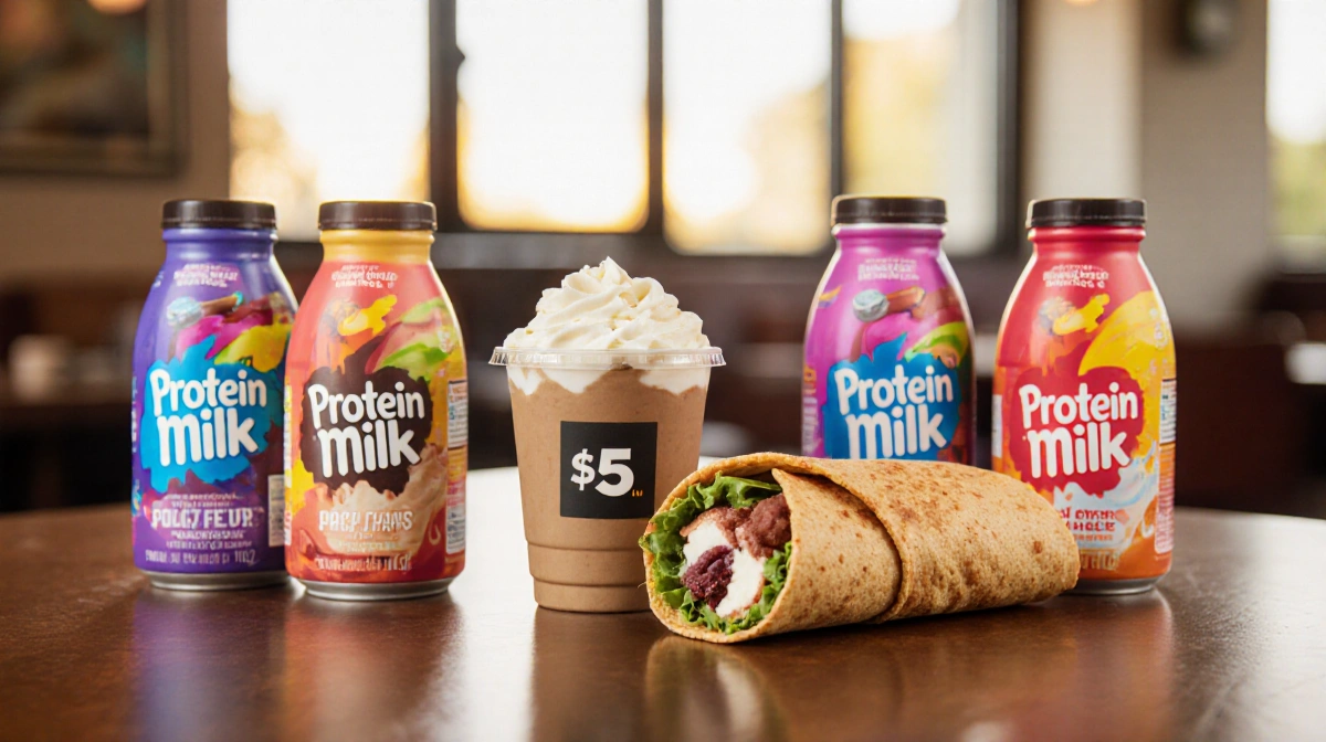 Dunkin’ Drops 15g Protein Milk and $5 Meal Deal