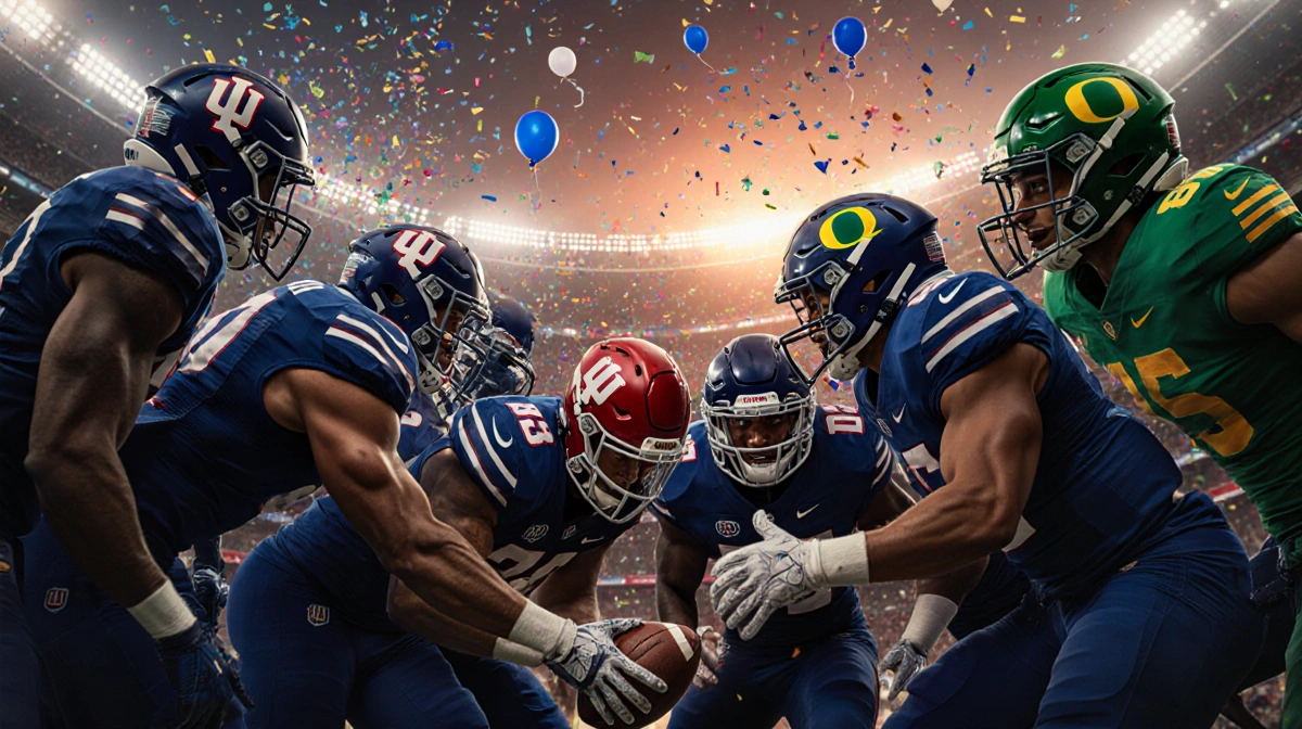 Unbeaten Indiana Faces Oregon for Historic Title Shot