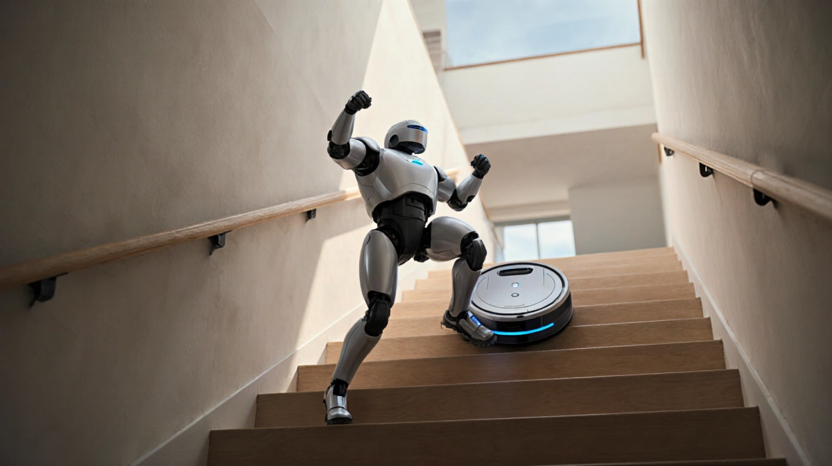 Roborock’s Legged Vacuum Climbs Stairs and Cleans Them