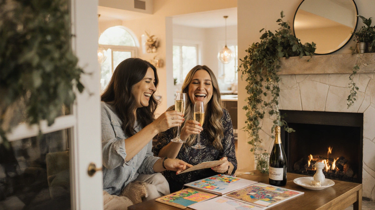 Heather Rae El Moussa Hosts Vision-Board Night in New Home