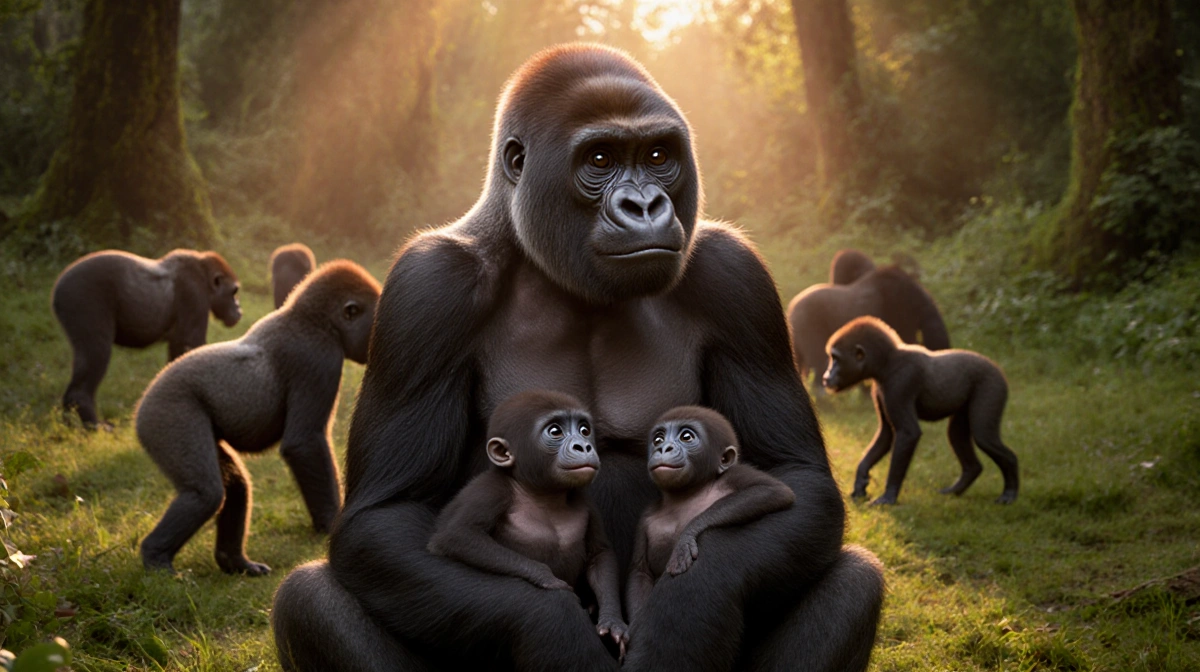 Rare Gorilla Twins Born in Virunga Boost Conservation Hopes