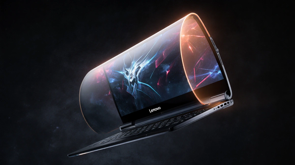 Lenovo’s Rollable Gaming Laptop Expands From 16″ to 24″ on Demand