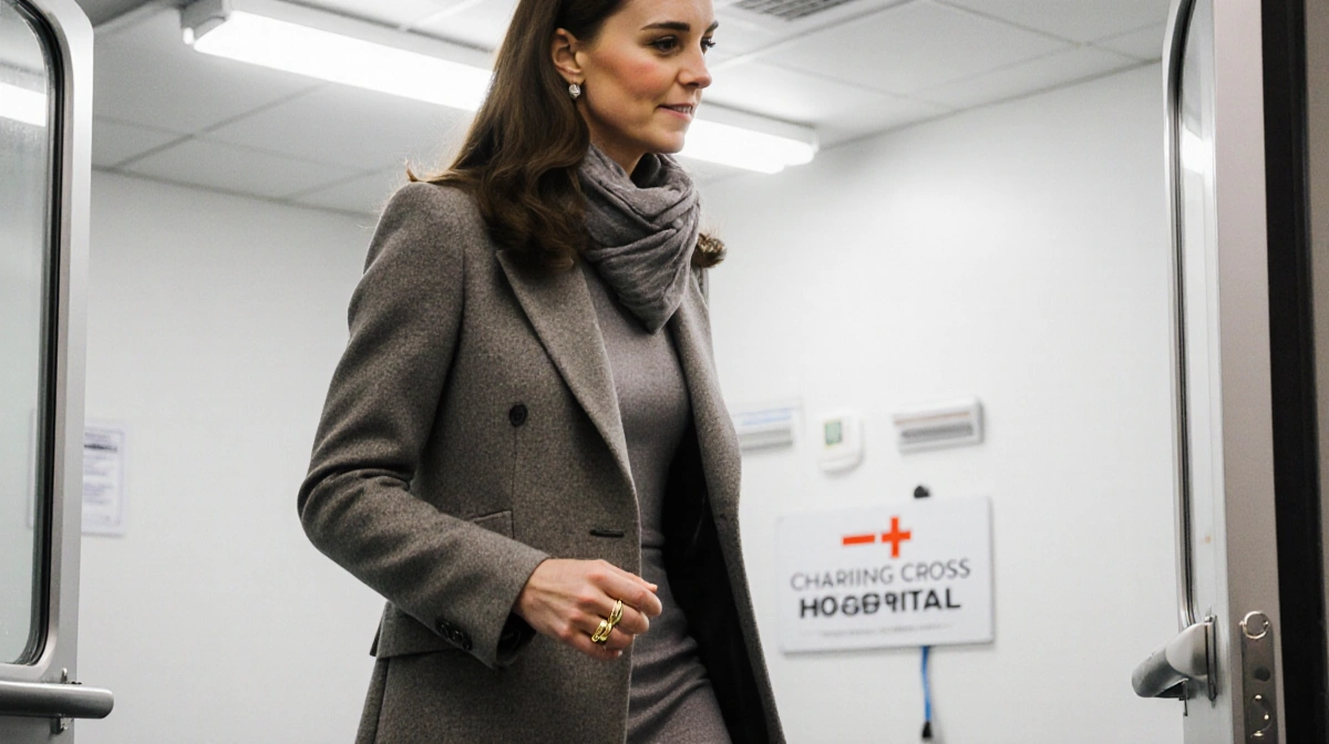 Kate Ditches Ring Stack for Surprise Hospital Visit