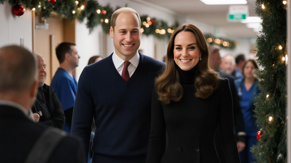 William & Kate Kick Off 2026 with NHS Charity Visit