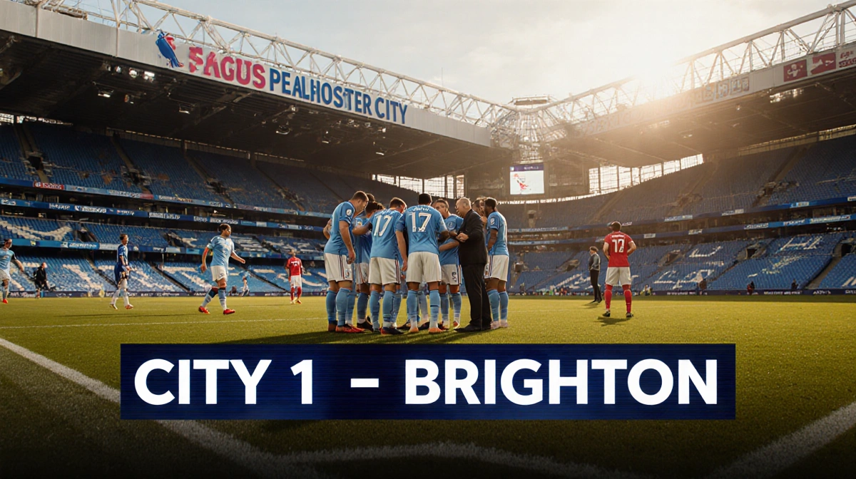 Man City vs. Brighton: Title Race Meets History
