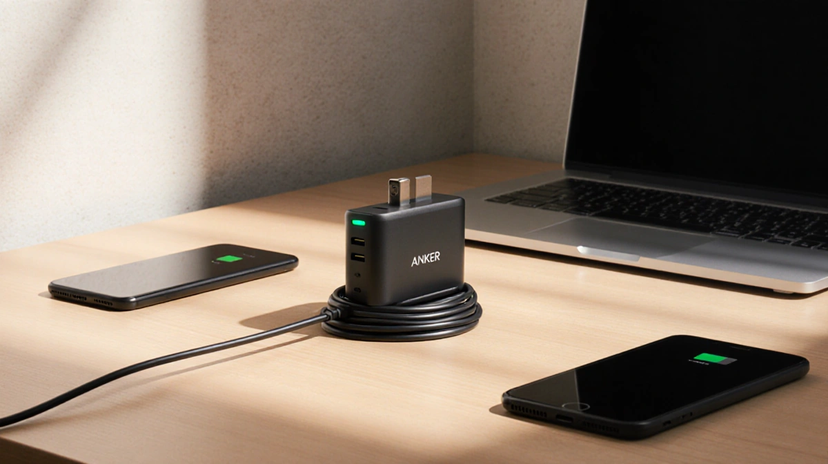 Anker’s Tiny 45W USB-C Charger Drops to $20 with Free Cable